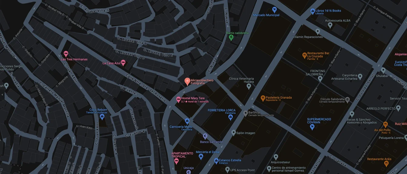 Localización de Alicia Soblechero Fotografía en Google Maps